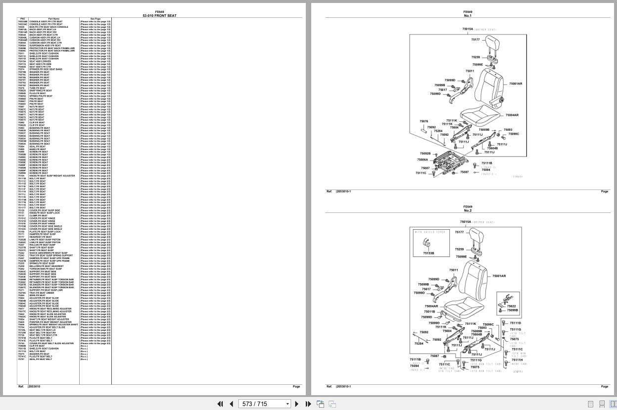 Mitsubishi Fuso Truck FE649 Spare Parts Catalog (2)