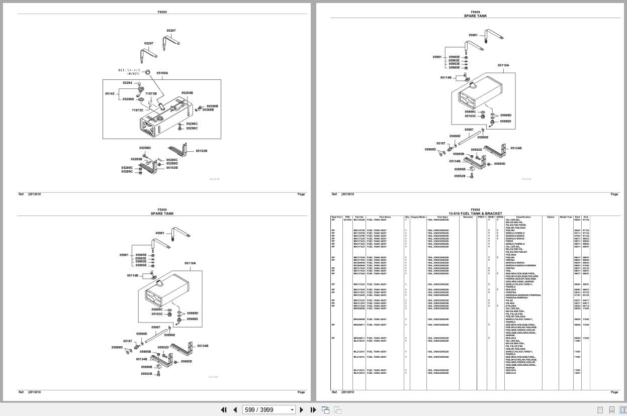 Mitsubishi Fuso Truck FE659 GXP Spare Parts Catalog (2)