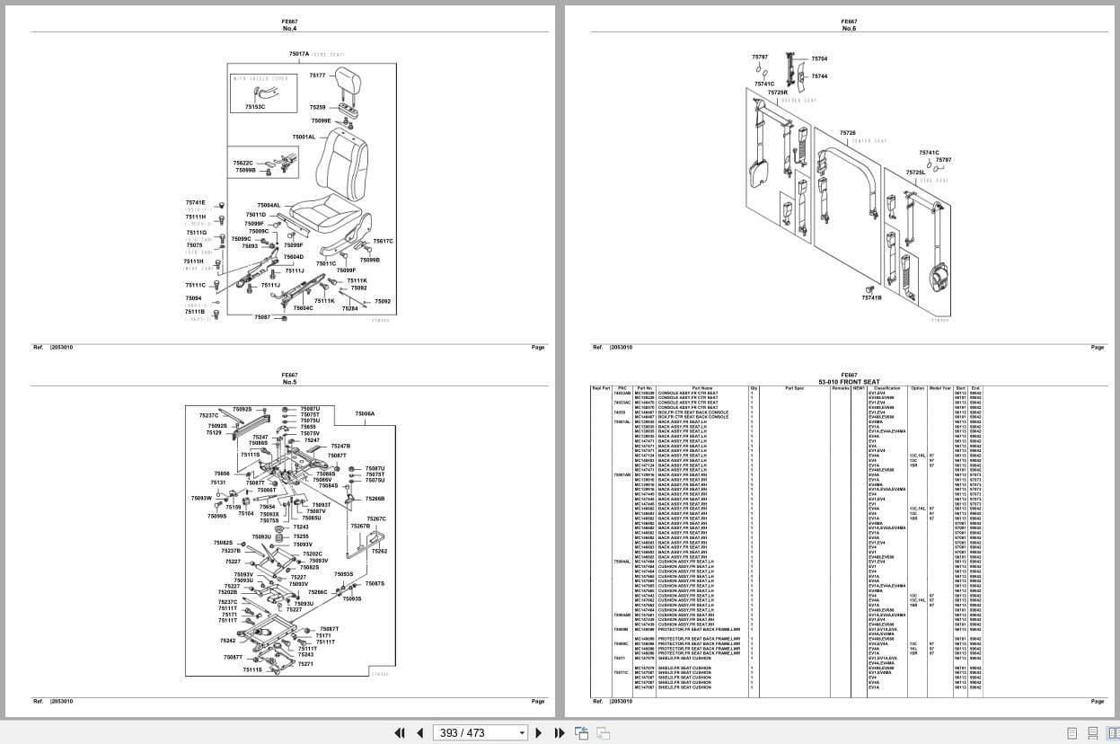 Mitsubishi Fuso Truck FE667 Spare Parts Catalog (2)