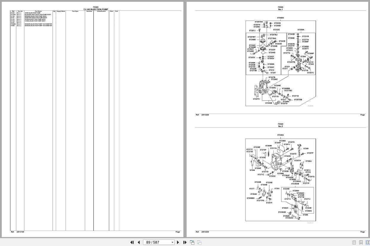 Mitsubishi Fuso Truck FE668 Spare Parts Catalog (2)