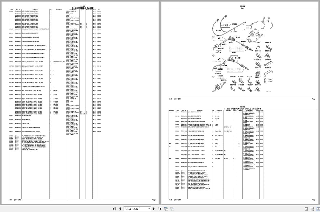 Mitsubishi Fuso Truck FE669 Spare Parts Catalog (2)