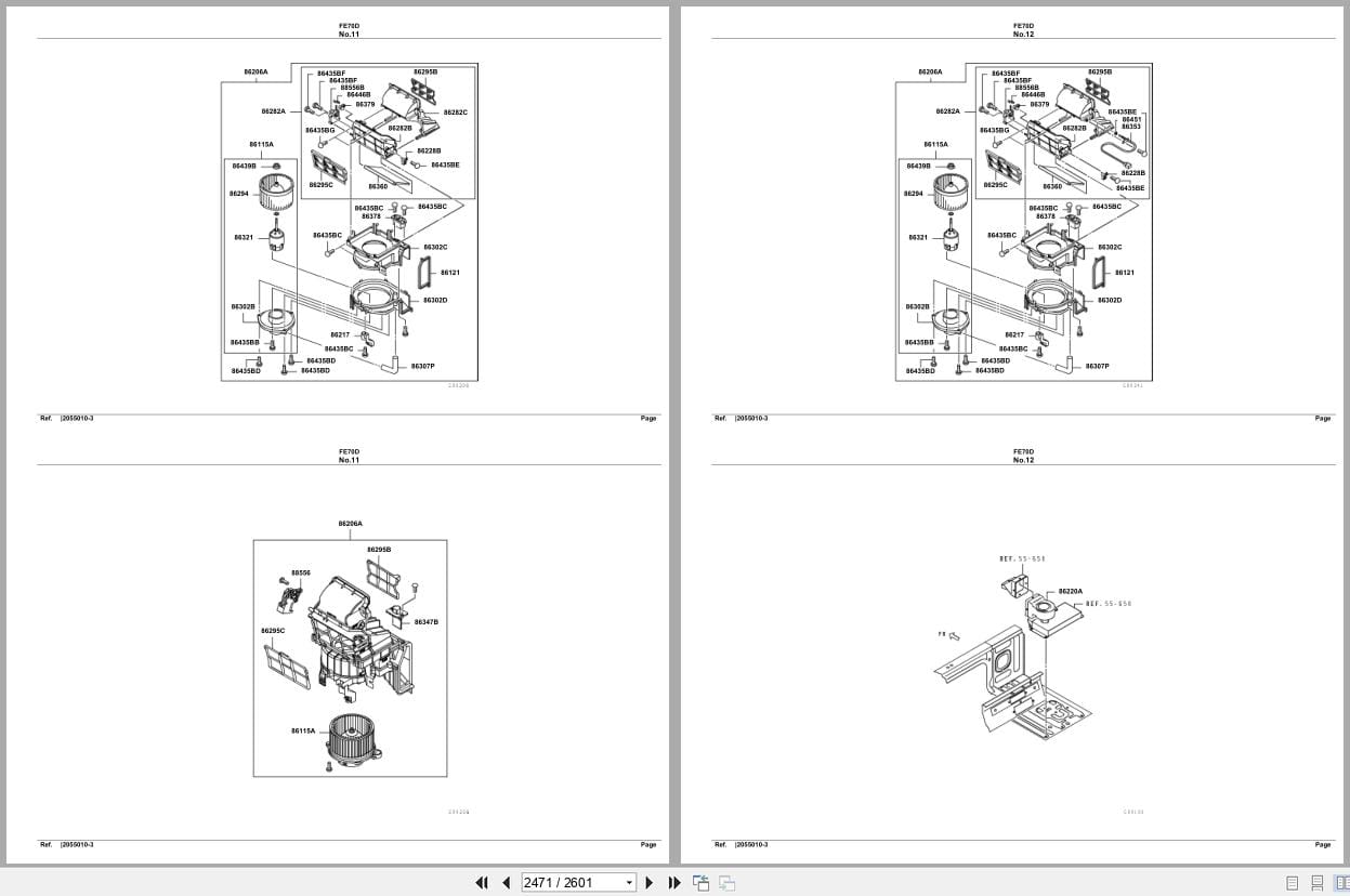 Mitsubishi Fuso Truck FE70D Spare Parts Catalog (2)