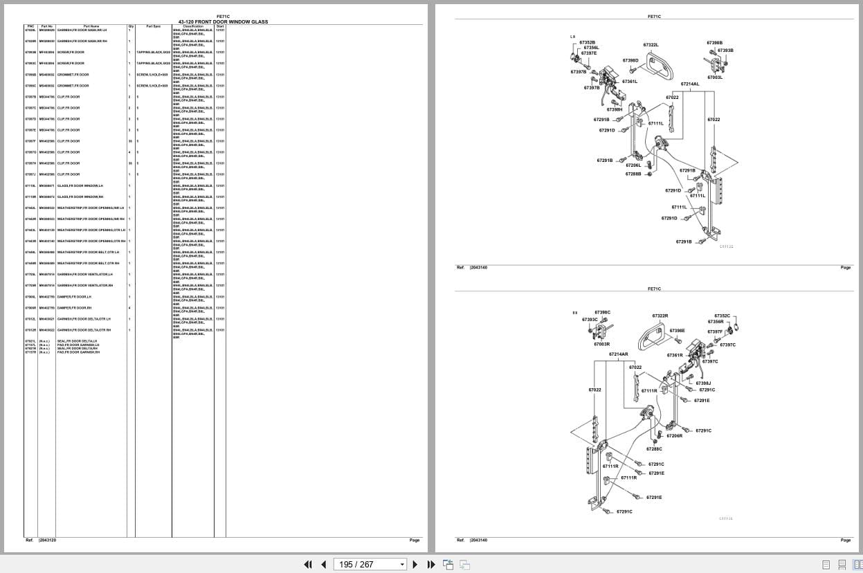 Mitsubishi Fuso Truck FE71C GXP Spare Parts Catalog (2)