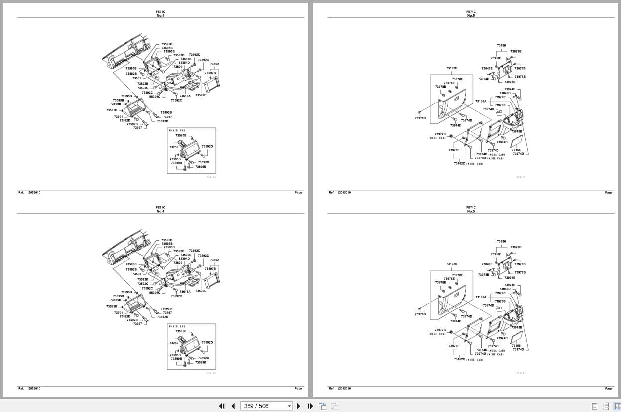 Mitsubishi Fuso Truck FE71C Spare Parts Catalog (2)