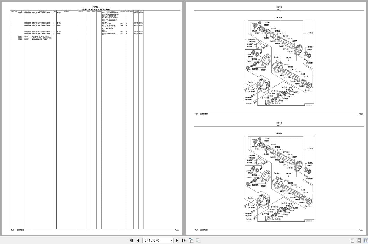 Mitsubishi Fuso Truck FE71E Spare Parts Catalog (2)