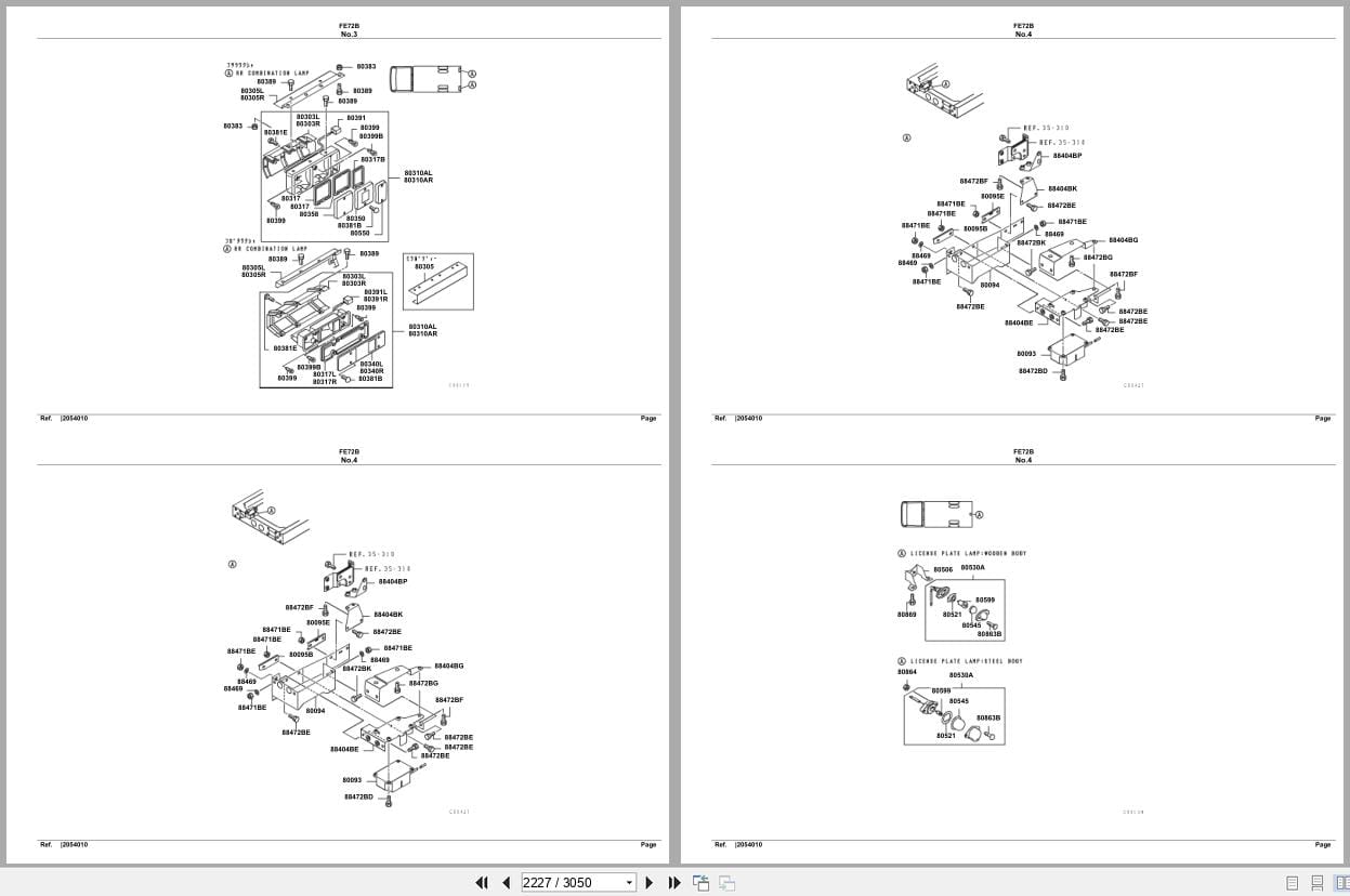 Mitsubishi Fuso Truck FE72B Spare Parts Catalog (2)