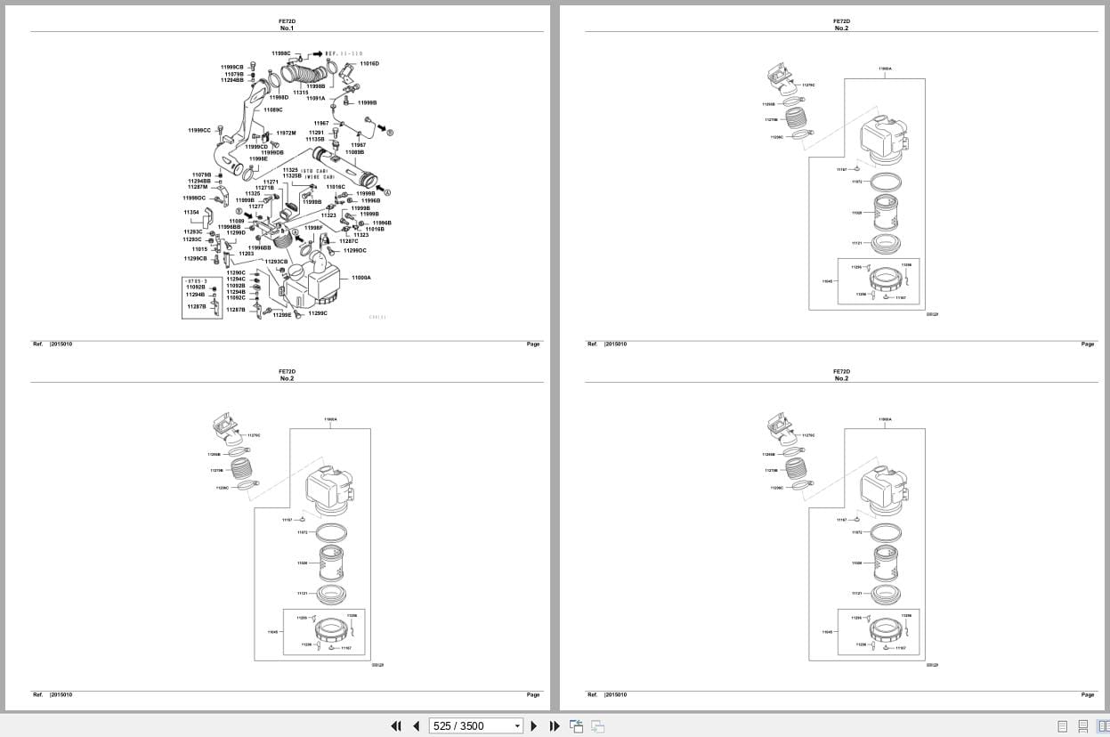 Mitsubishi Fuso Truck FE72D Spare Parts Catalog (2)