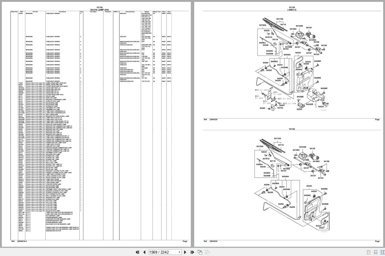 Mitsubishi Fuso Truck FE73B Euro Spare Parts Catalog (2)