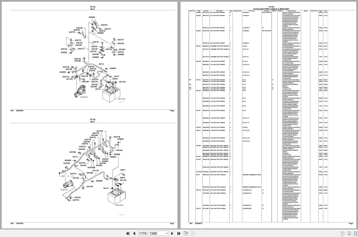 Mitsubishi Fuso Truck FE73B Spare Parts Catalog (2)