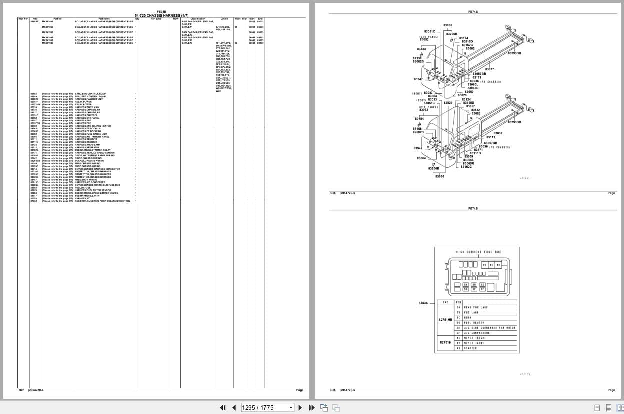 Mitsubishi Fuso Truck FE74B Euro Spare Parts Catalog (2)