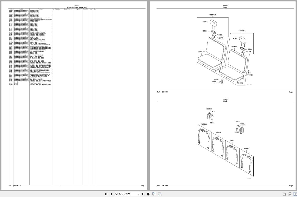 Mitsubishi Fuso Truck FE82D Spare Parts Catalog (2)