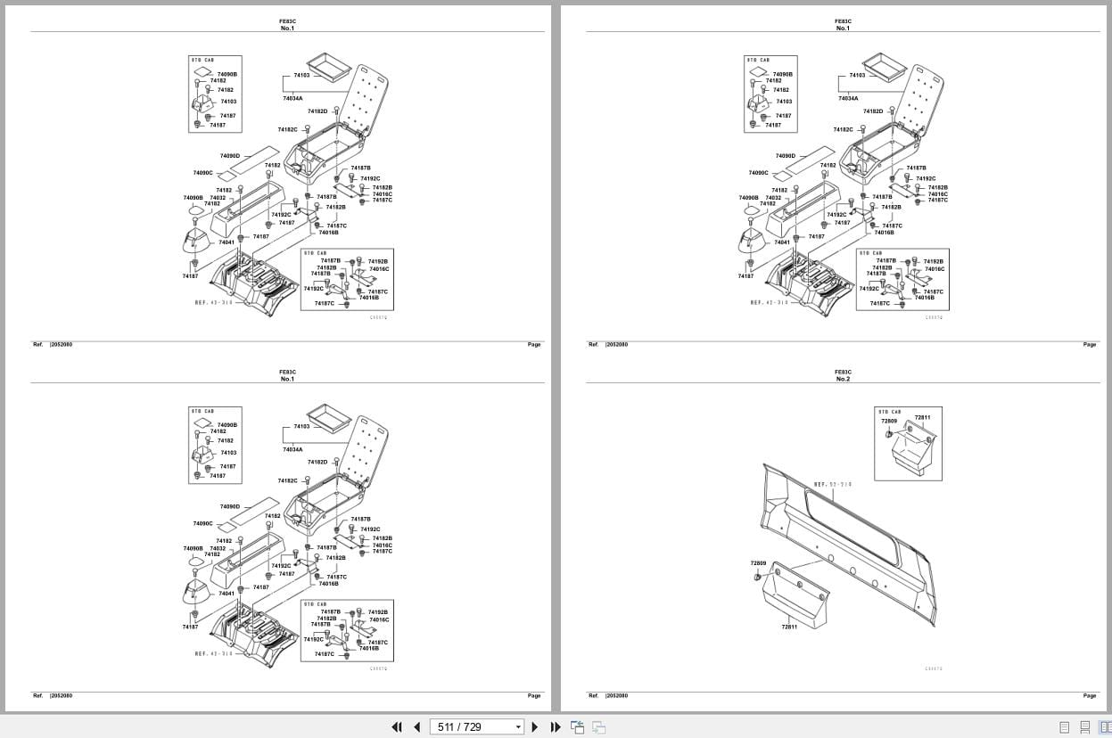 Mitsubishi Fuso Truck FE83C Spare Parts Catalog (2)
