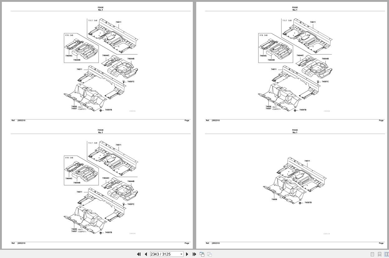 Mitsubishi Fuso Truck FE83E Spare Parts Catalog (2)