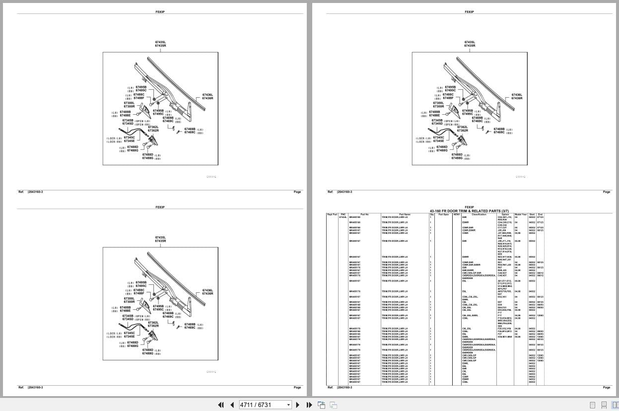 Mitsubishi Fuso Truck FE83P GXP Spare Parts Catalog (2)