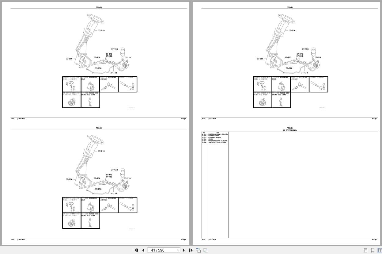 Mitsubishi Fuso Truck FE84B GXP Spare Parts Catalog (2)