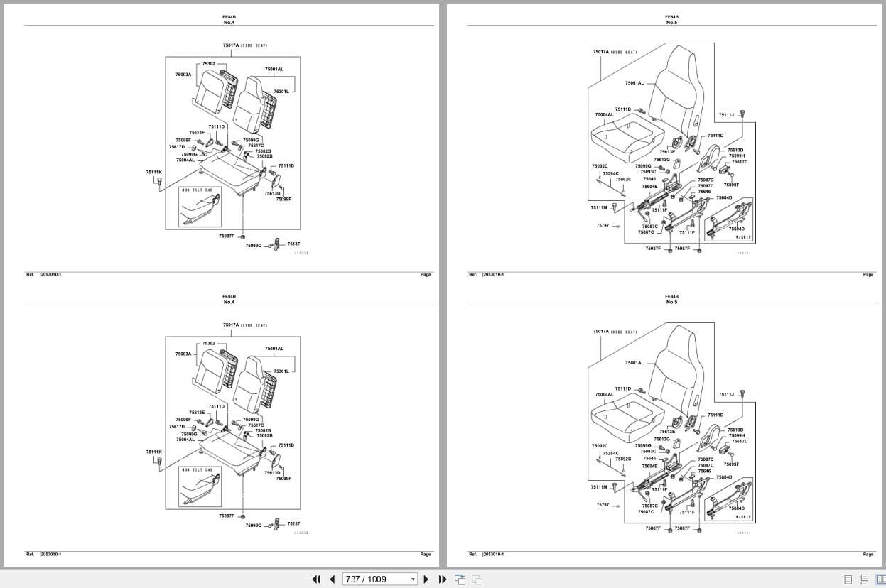 Mitsubishi Fuso Truck FE84B Spare Parts Catalog (2)