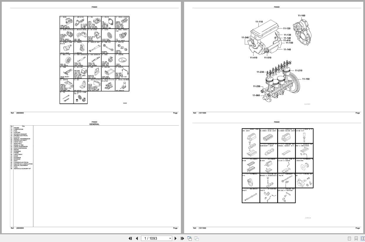 Mitsubishi Fuso Truck FE84D Euro Spare Parts Catalog (1)
