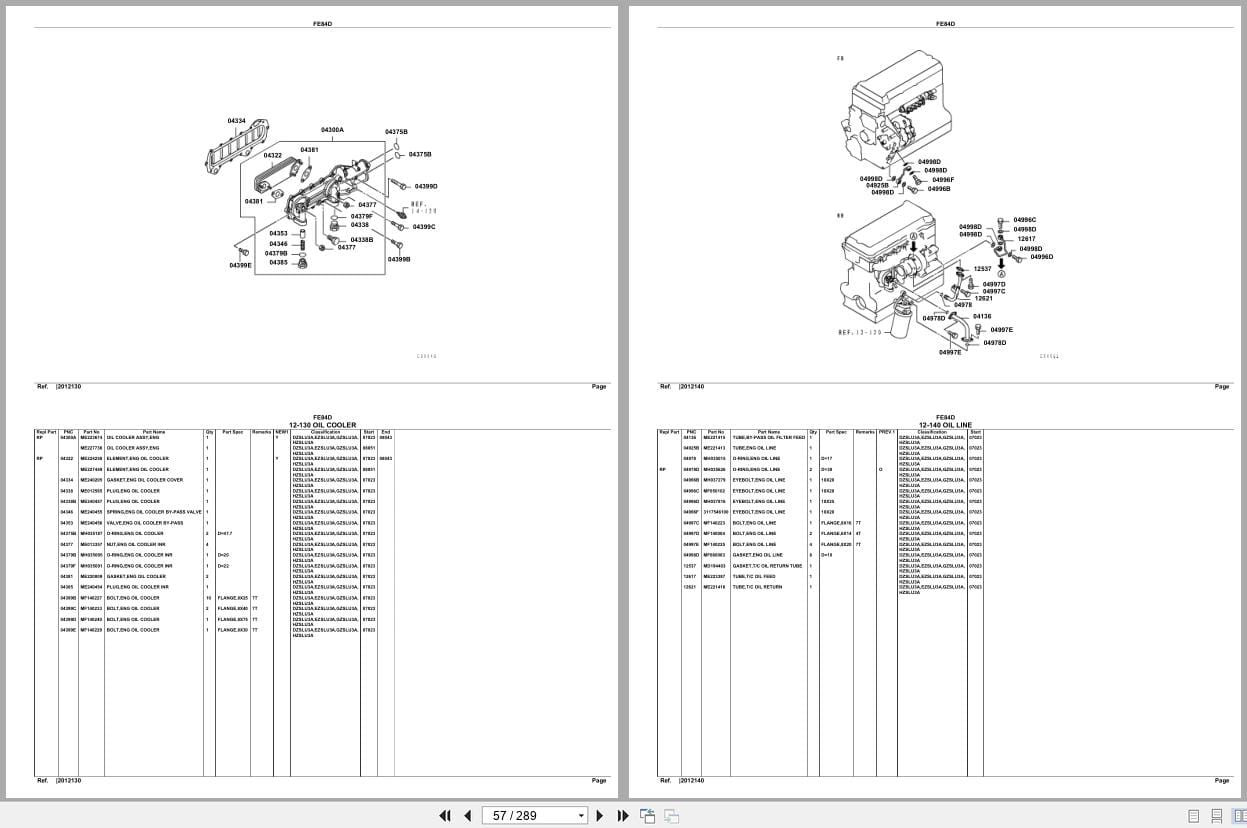 Mitsubishi Fuso Truck FE84D Mexico Spare Parts Catalog (2)