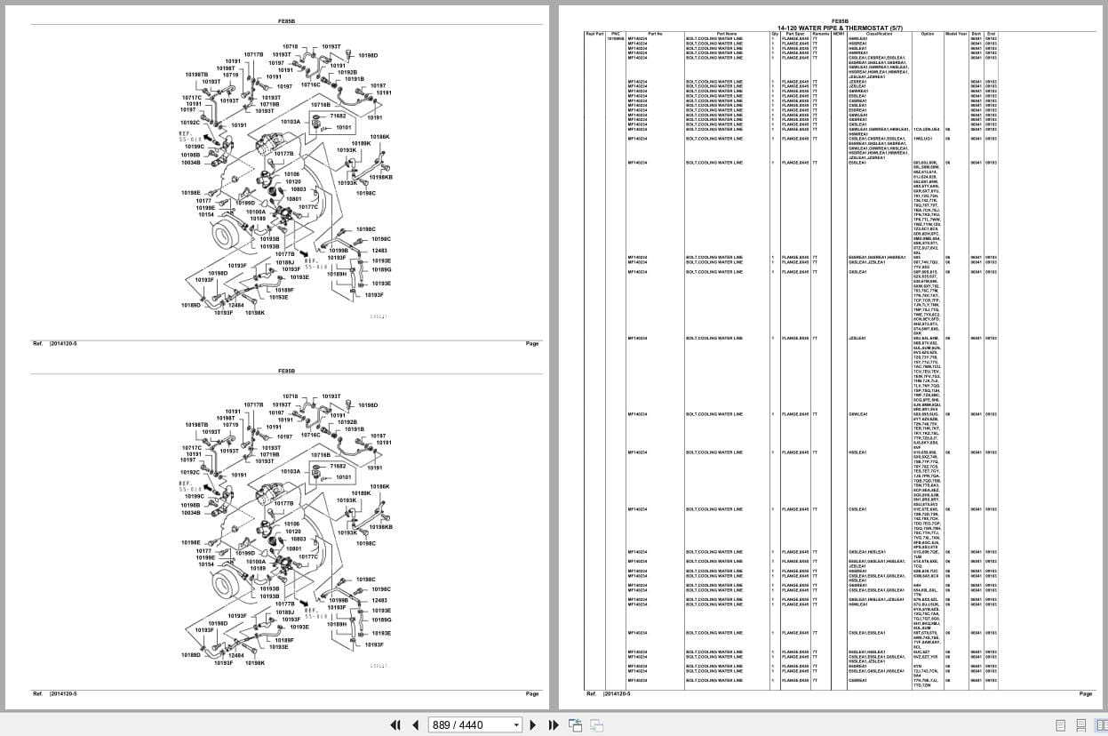 Mitsubishi Fuso Truck FE85B Euro Spare Parts Catalog (2)