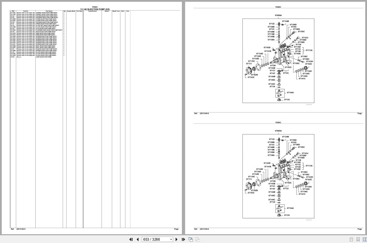 Mitsubishi Fuso Truck FE85C GXP Spare Parts Catalog (2)