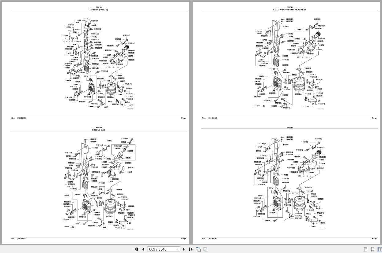 Mitsubishi Fuso Truck FE85D GXP Spare Parts Catalog (2)