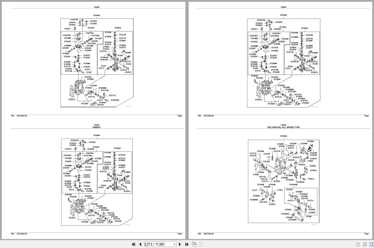 Mitsubishi Fuso Truck FE85P GXP Spare Parts Catalog (2)