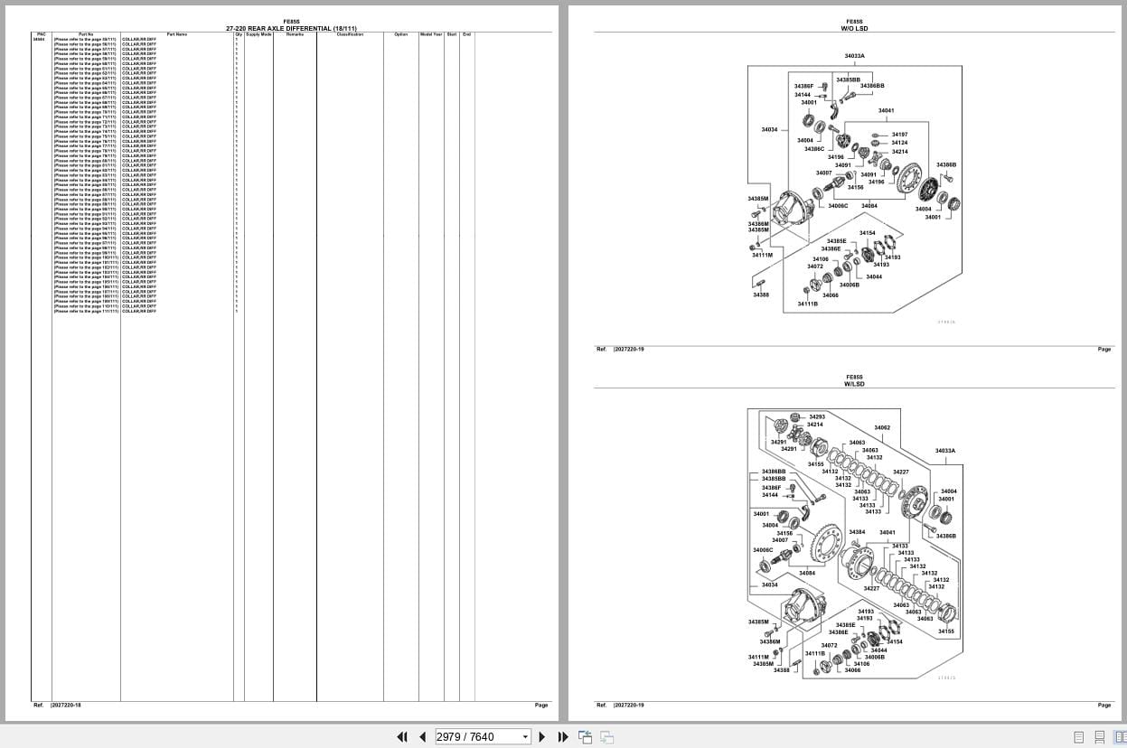 Mitsubishi Fuso Truck FE85S Euro Spare Parts Catalog (2)