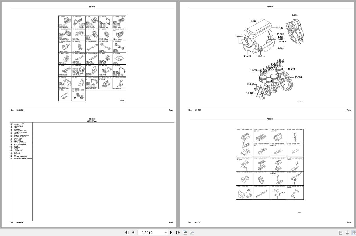 Mitsubishi Fuso Truck FE8BD GXP Spare Parts Catalog (1)