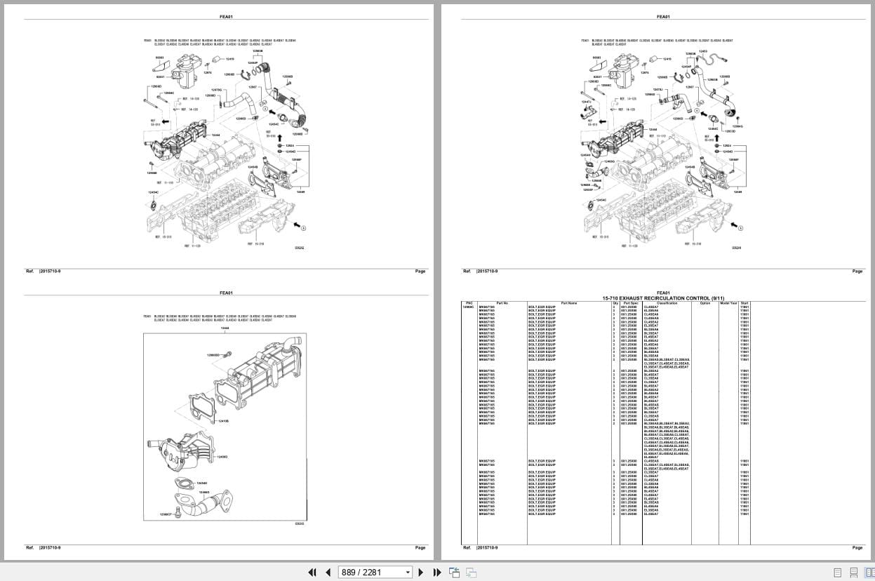 Mitsubishi Fuso Truck FEA01 Euro Spare Parts Catalog (2)