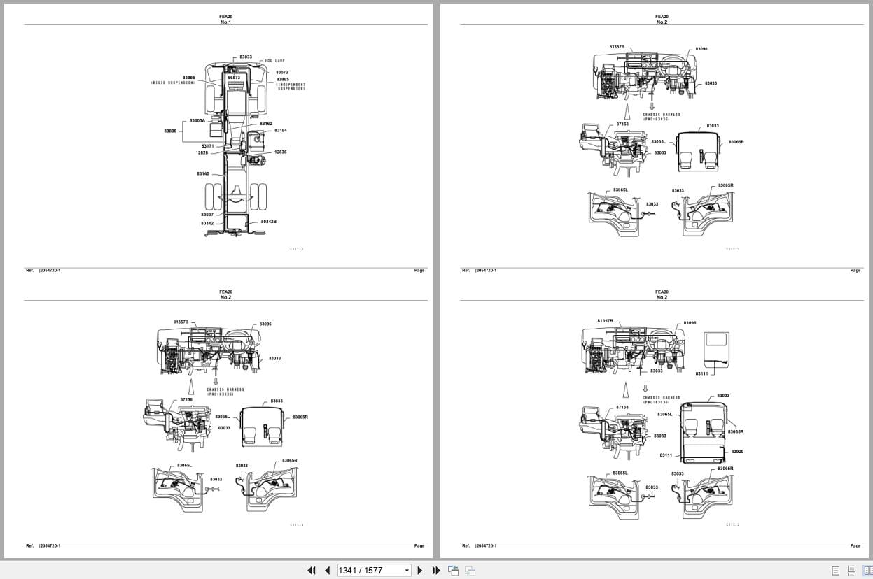 Mitsubishi Fuso Truck FEA20 Spare Parts Catalog (2)