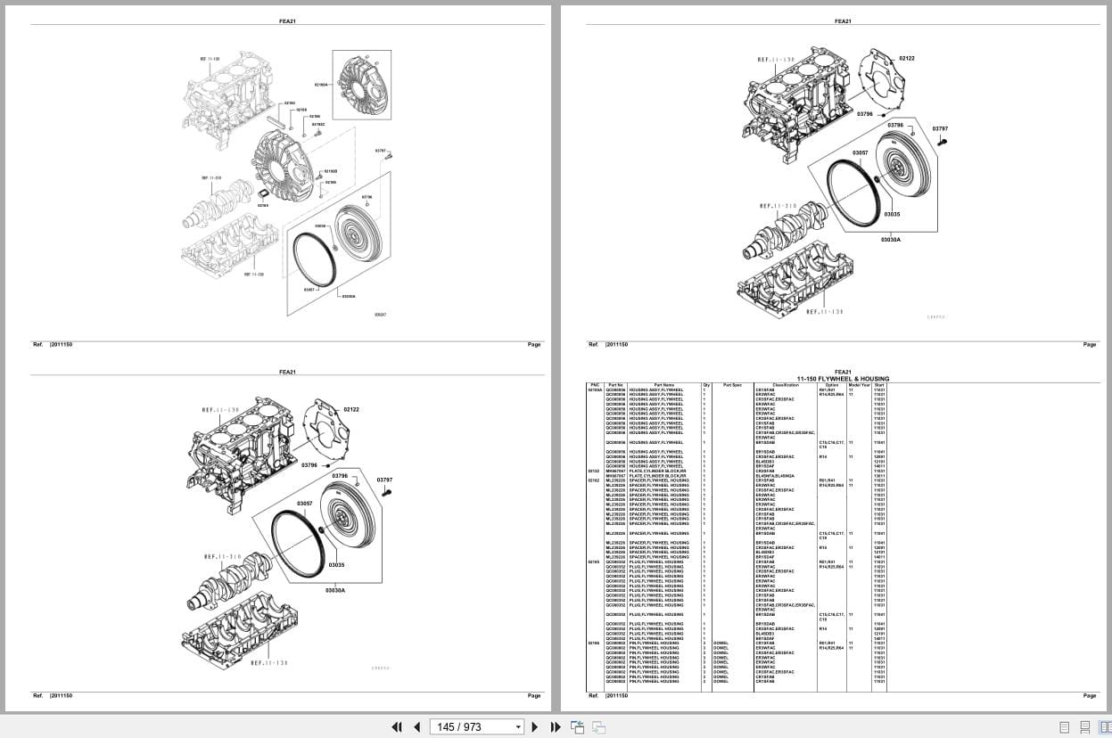 Mitsubishi Fuso Truck FEA21 GXP Spare Parts Catalog (2)