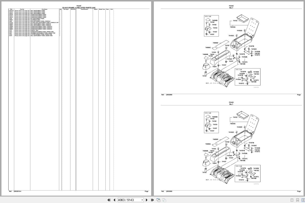 Mitsubishi Fuso Truck FEA50 Spare Parts Catalog (2)