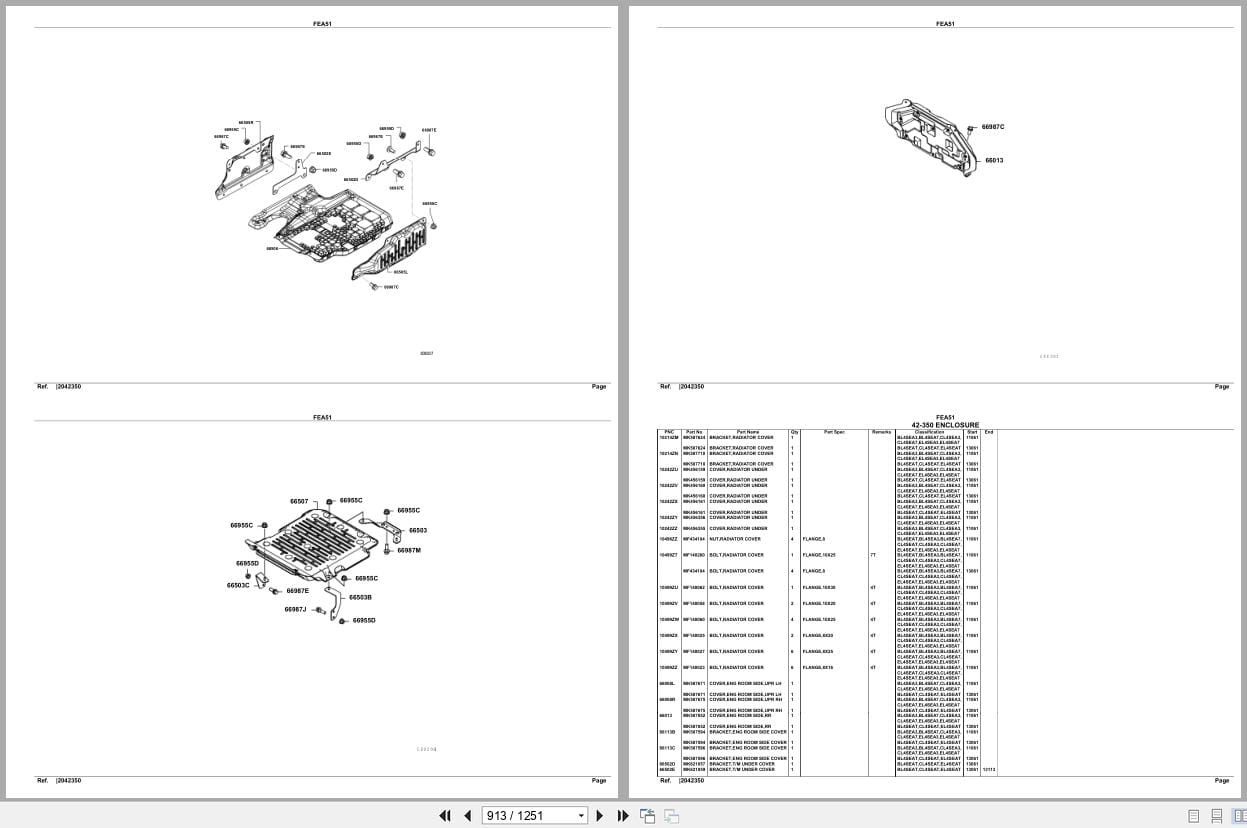 Mitsubishi Fuso Truck FEA51 Euro Spare Parts Catalog (2)