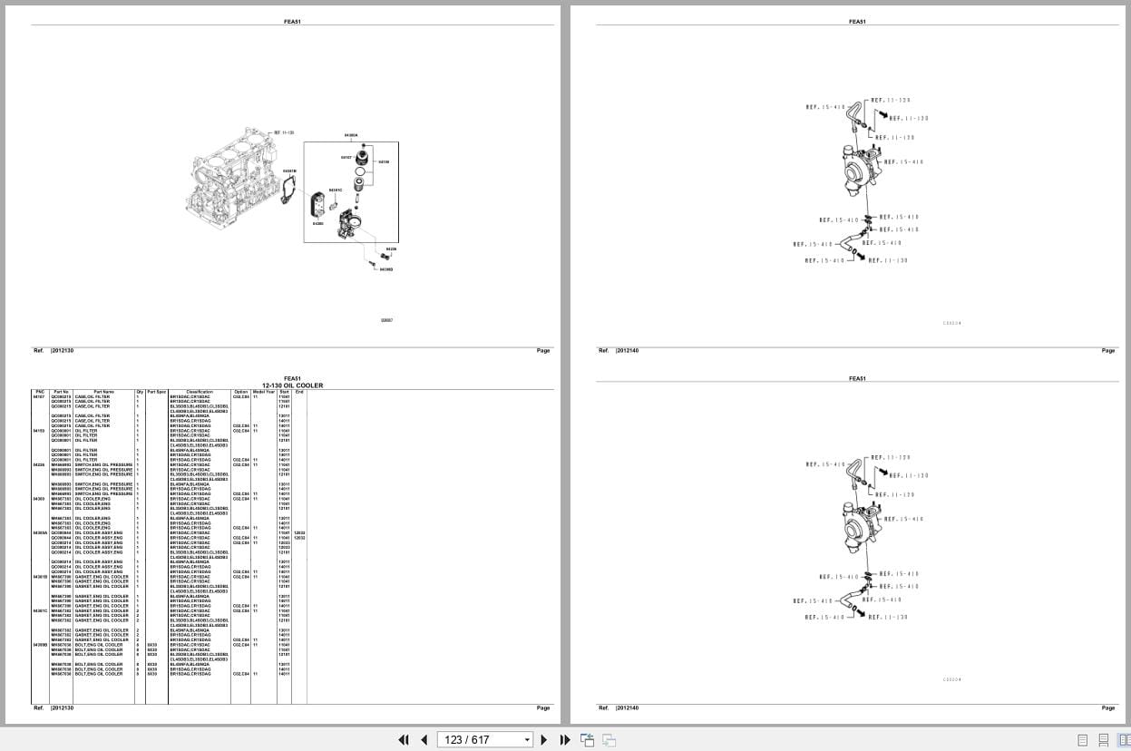 Mitsubishi Fuso Truck FEA51 GXP Spare Parts Catalog (2)