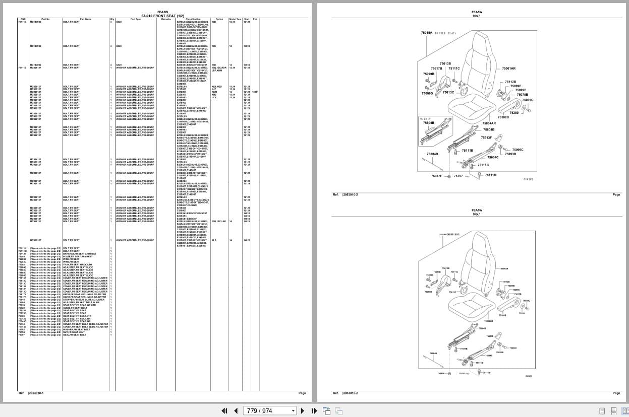 Mitsubishi Fuso Truck FEA5W Spare Parts Catalog (2)