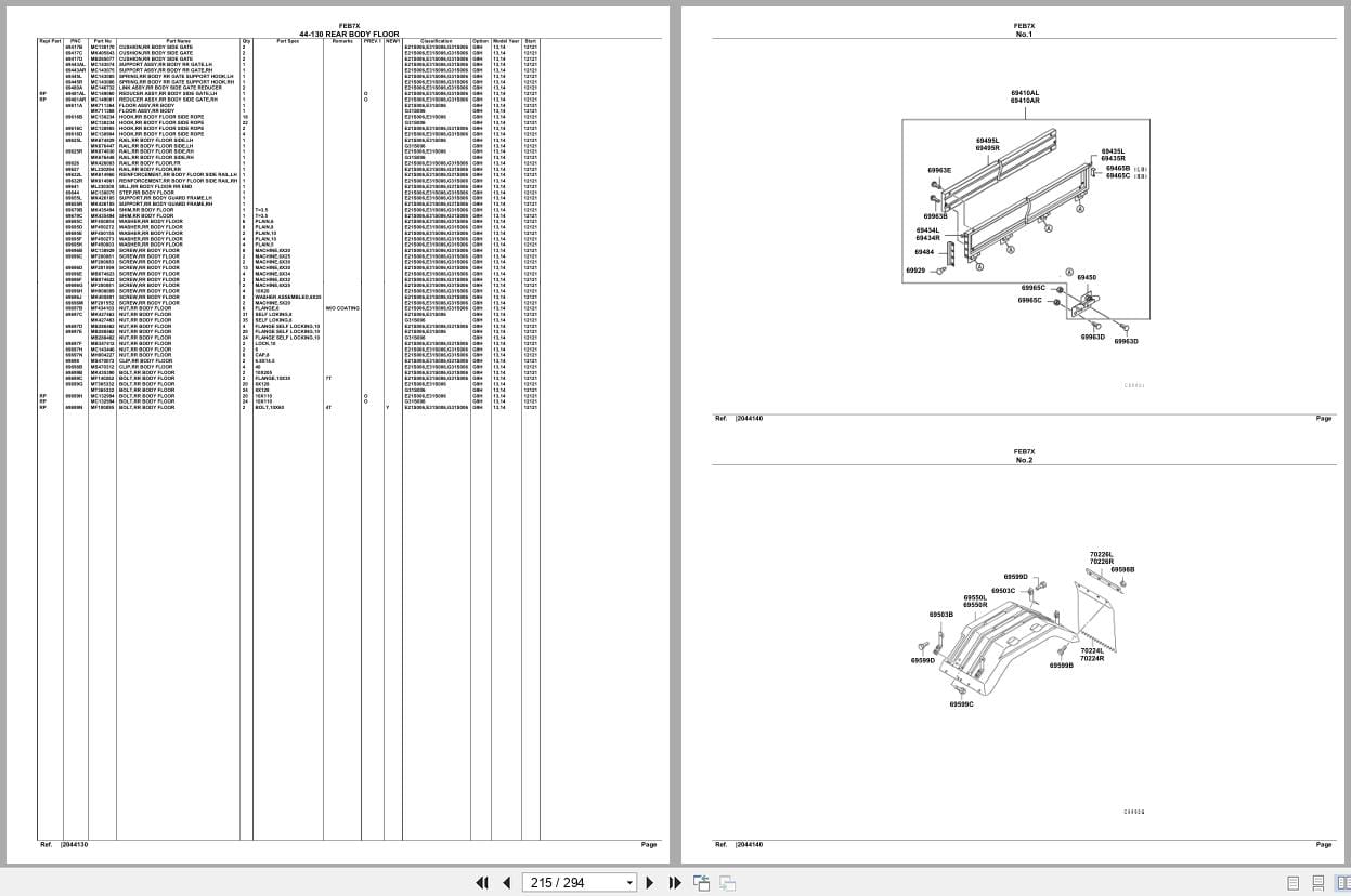 Mitsubishi Fuso Truck FEB7X Spare Parts Catalog (2)