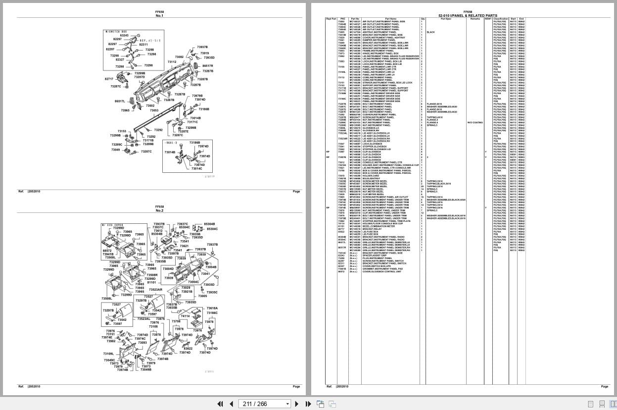 Mitsubishi Fuso Truck FF658 Spare Parts Catalog (2)