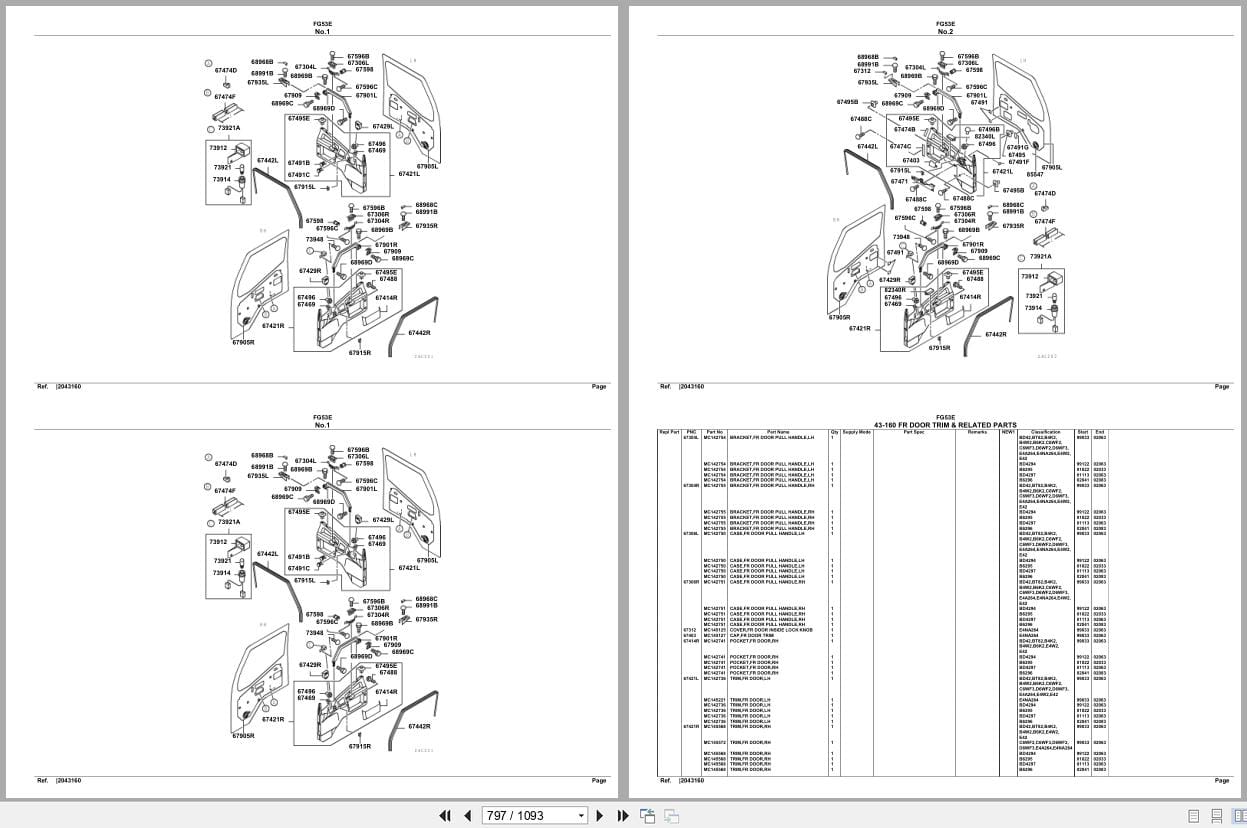 Mitsubishi Fuso Truck FG53E Spare Parts Catalog (2)