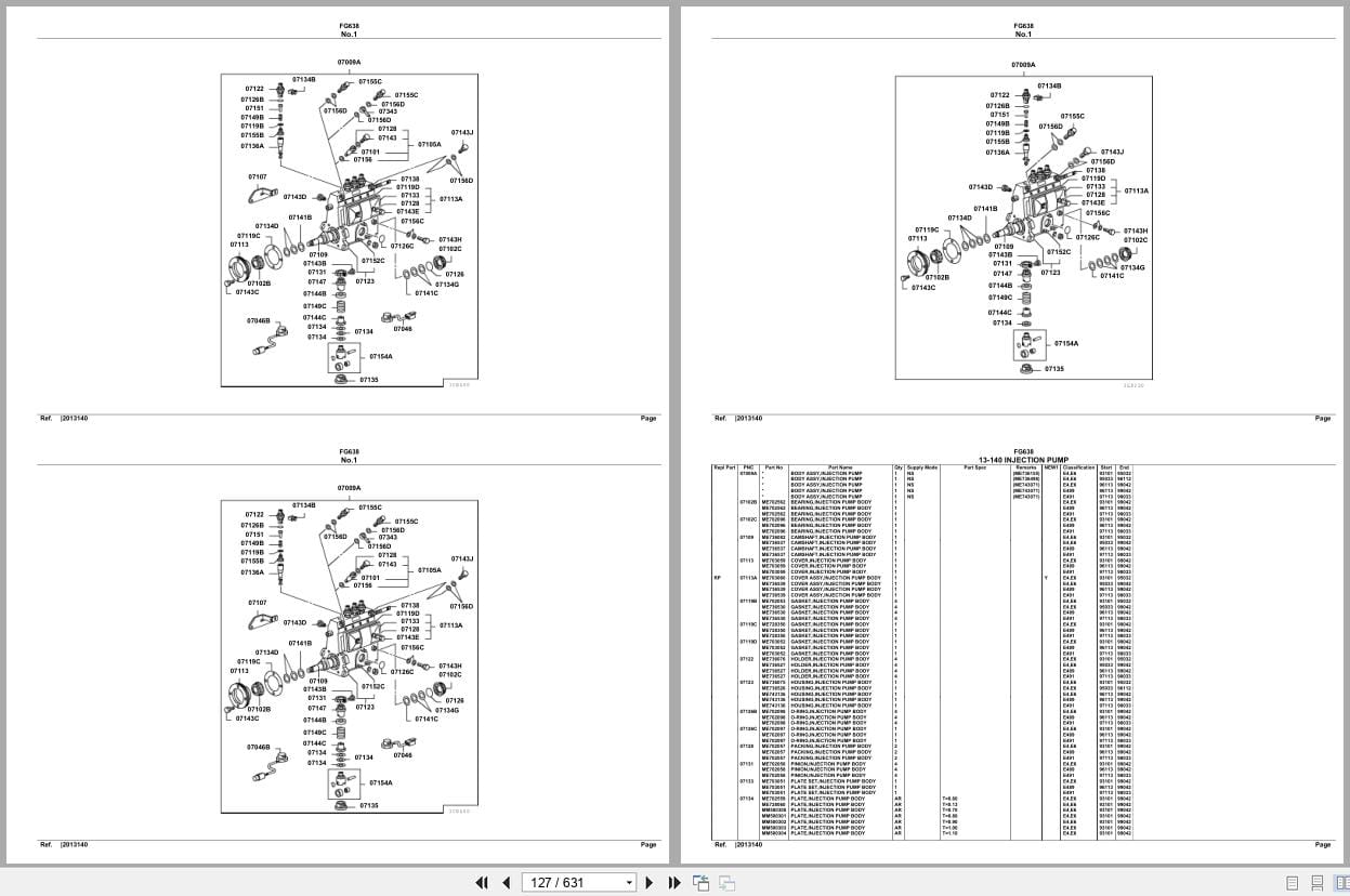 Mitsubishi Fuso Truck FG638 Spare Parts Catalog (2)