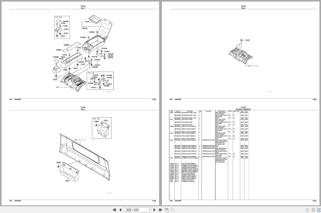 Mitsubishi Fuso Truck FG70E Spare Parts Catalog (2)