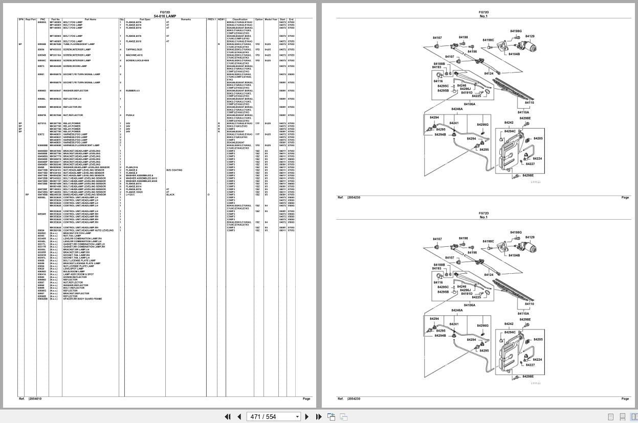 Mitsubishi Fuso Truck FG72D Spare Parts Catalog (2)