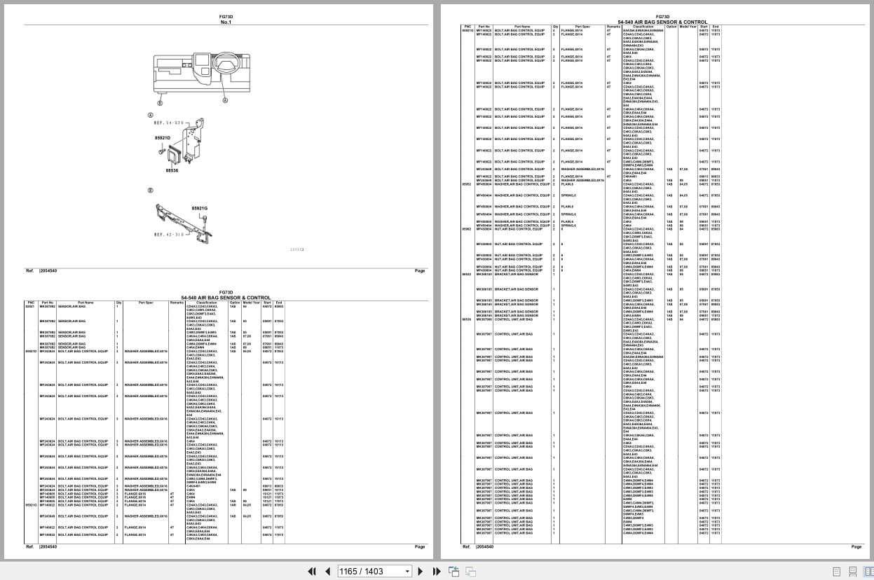Mitsubishi Fuso Truck FG73D Spare Parts Catalog (2)