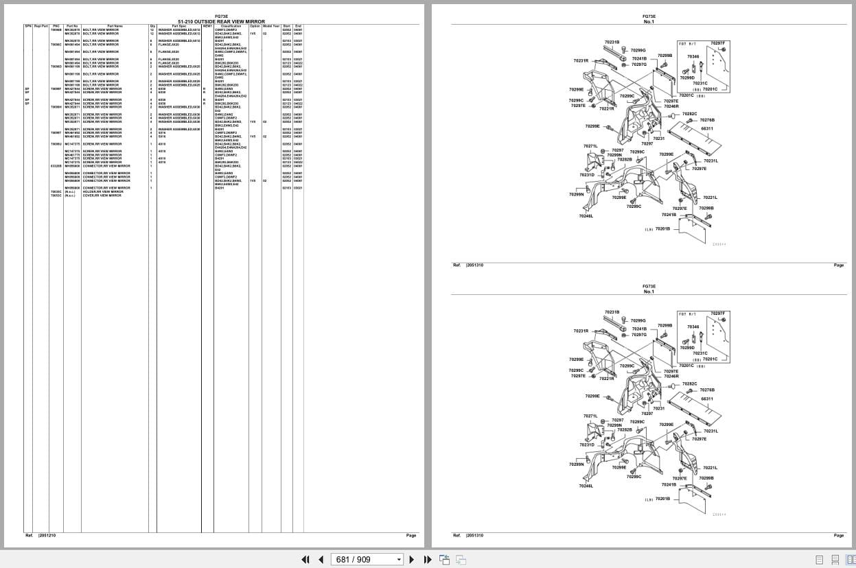 Mitsubishi Fuso Truck FG73E Spare Parts Catalog (2)