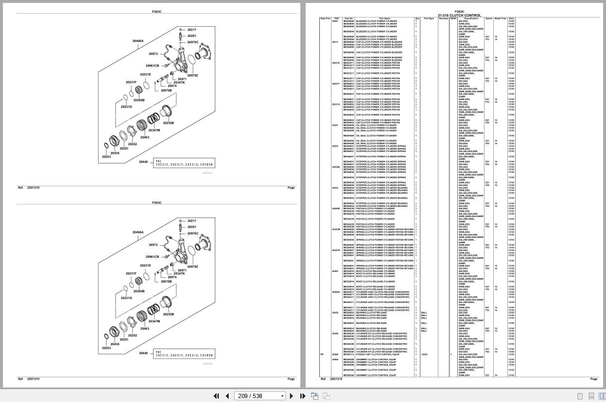 Mitsubishi Fuso Truck FG83C GXP Spare Parts Catalog (2)