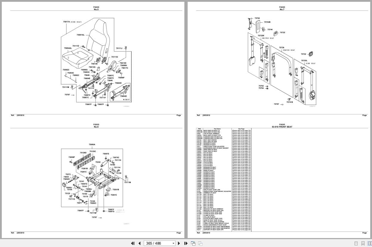 Mitsubishi Fuso Truck FG83D Spare Parts Catalog (2)