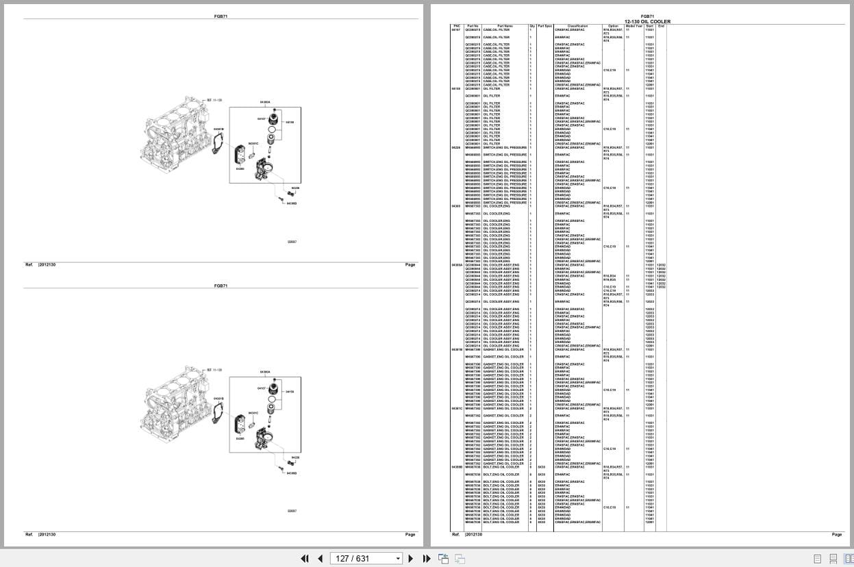 Mitsubishi Fuso Truck FGB71 GXP Spare Parts Catalog (2)