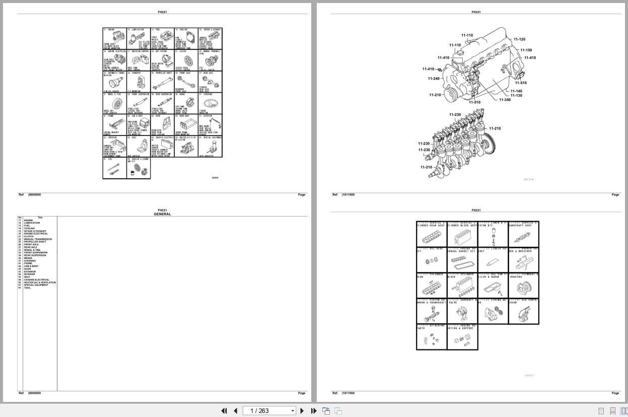 Mitsubishi Fuso Truck FH221 GXP Spare Parts Catalog (1)