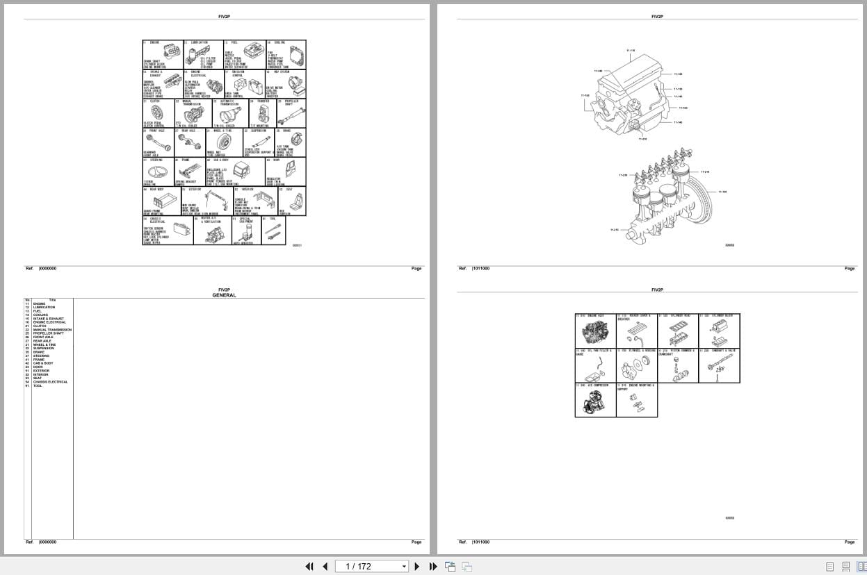 Mitsubishi Fuso Truck FIV2P GXP Spare Parts Catalog (1)