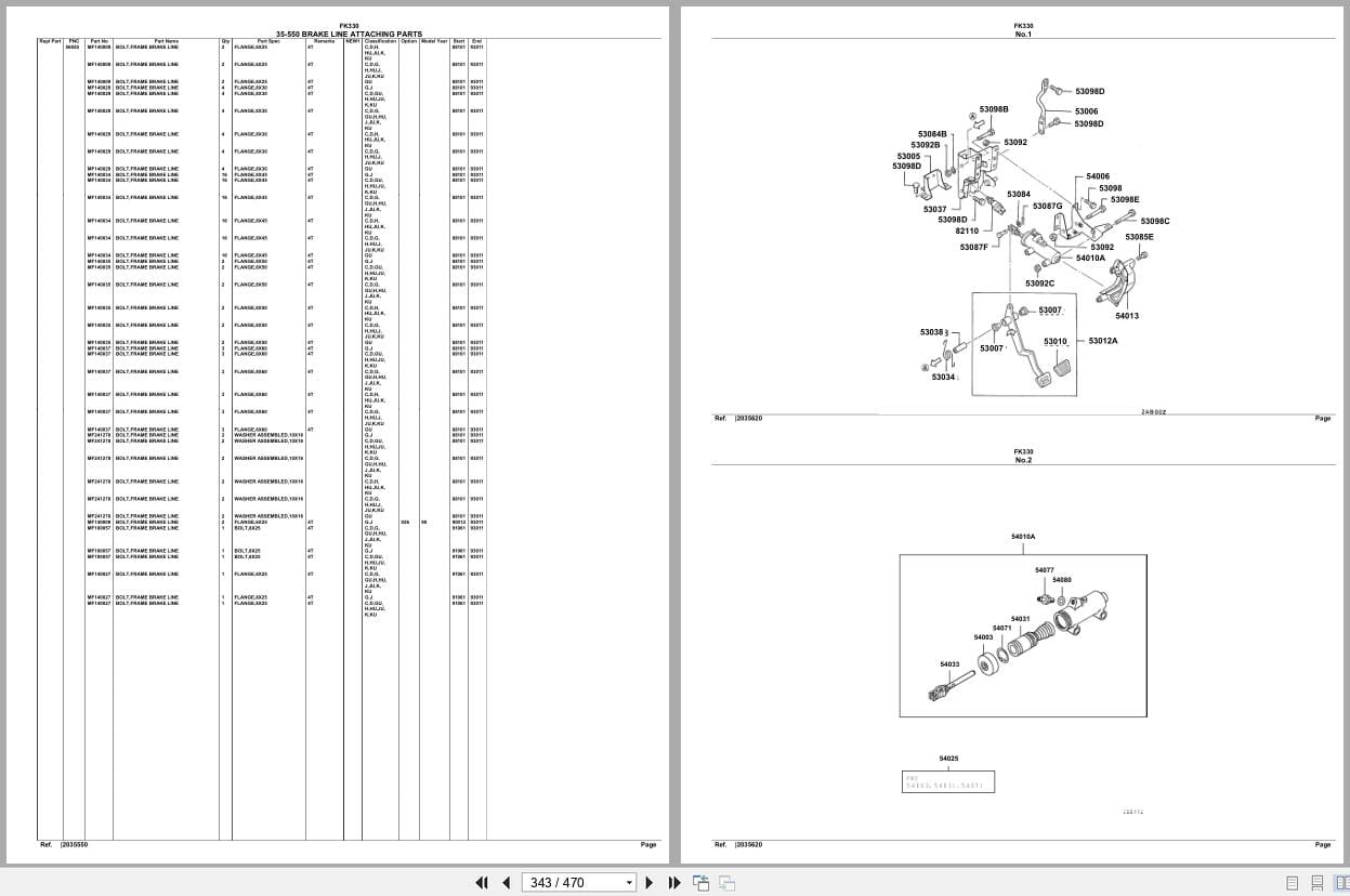 Mitsubishi Fuso Truck FK330 Spare Parts Catalog (2)