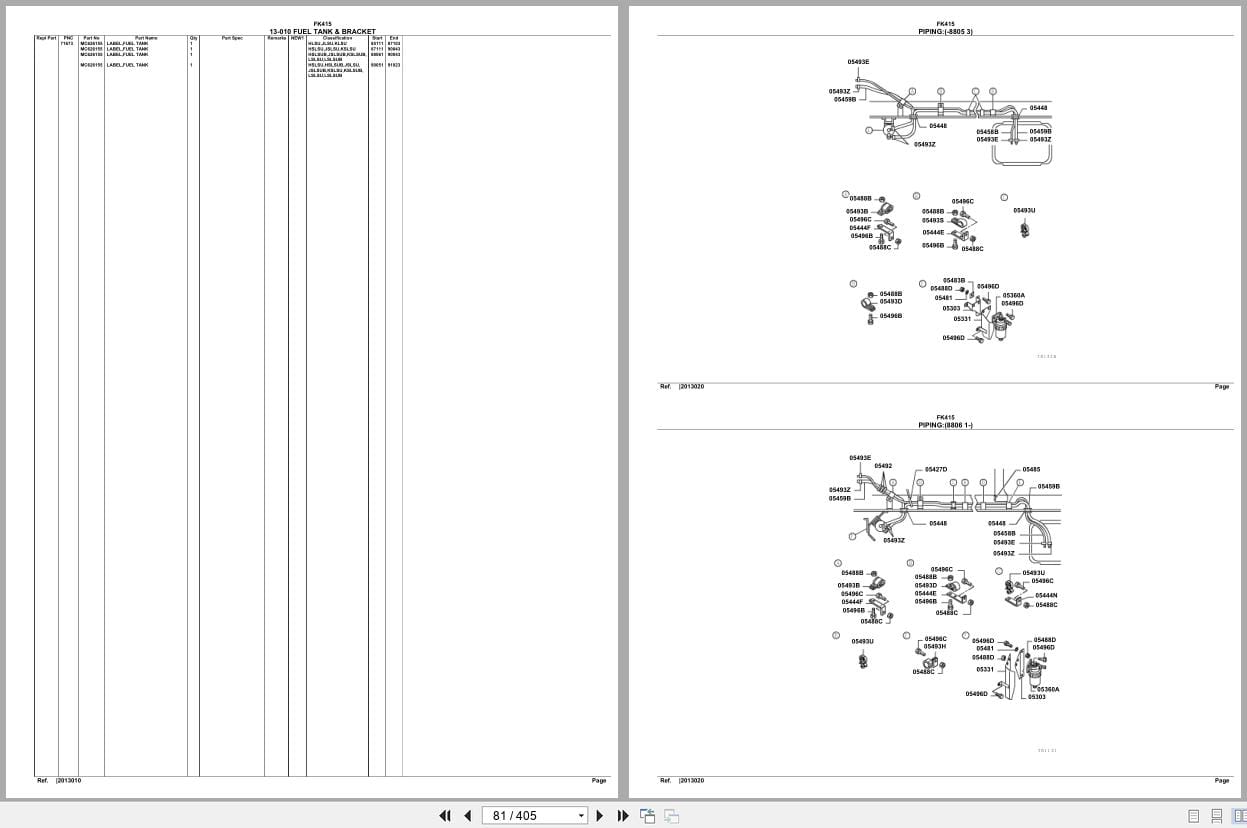 Mitsubishi Fuso Truck FK415 North America Spare Parts Catalog (2)